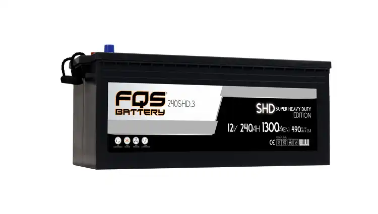 Batería FQS240SHD.3 de la marca FQS BATTERY. - Batería Original C 12v 240Ah 1300A En + I