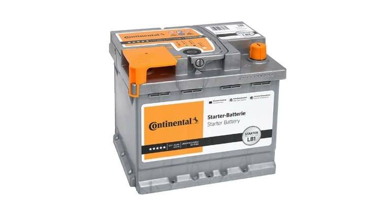 Batería Continental LB1 12V 50Ah 500A EN + D