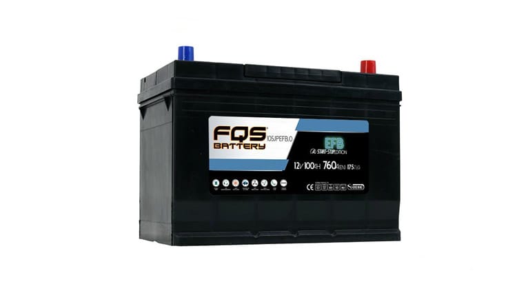 Batería FQS105JPEFB.0 de FQS Battery de la Gama EFB. Aptas para vehículos dotados de sistema STAR&STOP sin frenada regenerativa. Y apta para vehículos sin sistema STAR&STOP.