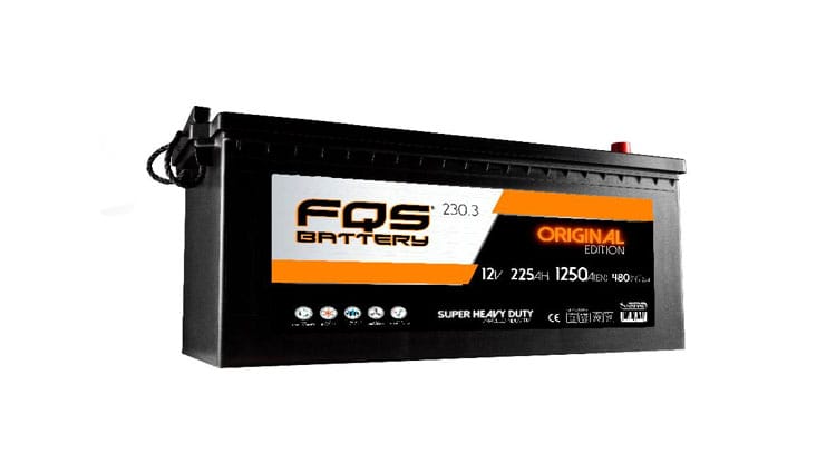 Batería FQS230.3 de la gama Original para Vehículo Pesado de la marca FQS Battery.