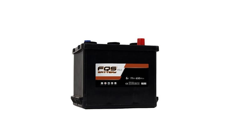 Batería FQS77S.0 para vehículos clásicos de FQS Battery de 6V.