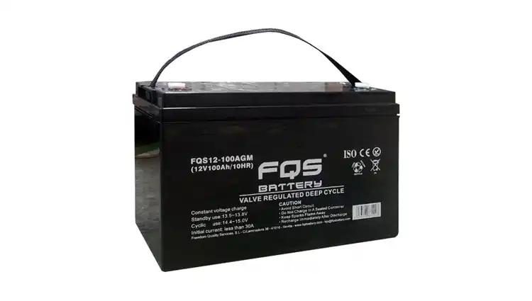 Batería FQS12-100AGM, de la marca FQS BATTERY. Batería de la gama de AGM estacionario.