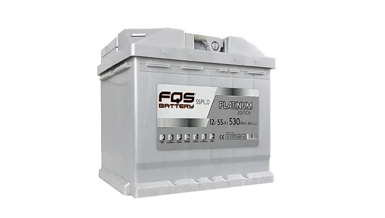 Batería FQS55PL.0 de FQS BATTERY de su Gama Platinum. 12V 55AH 530A(EN)