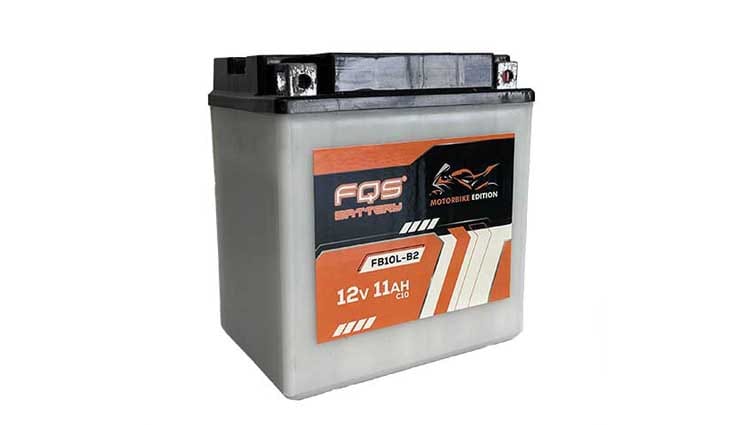 Batería FQS FB10L-B2 de la gama BIKE ORIGINAL de FQS BATTERY BATERÍA MOTO 12V 11AH 130A CCA + D