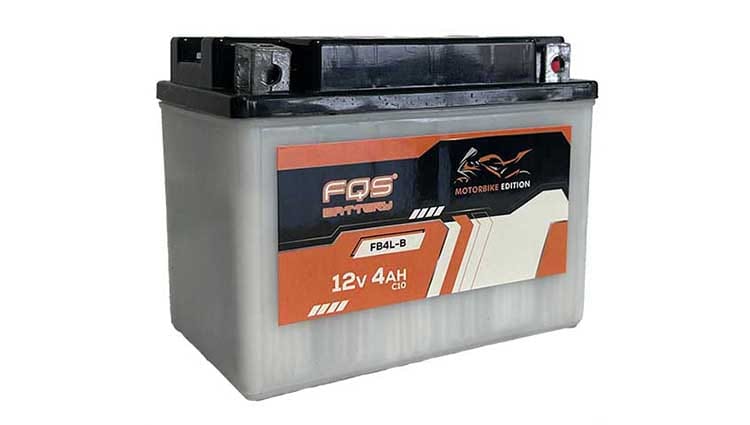 Batería FQS FB4L-B de la Gama Motorbike Original.