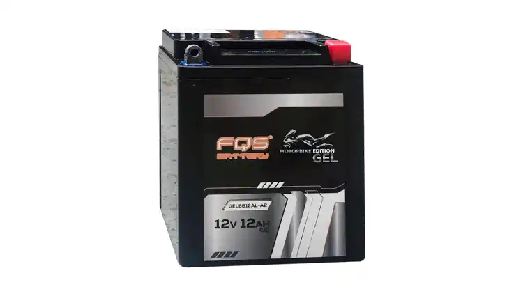 Batería FQS GELBB12AL-A2 de la gama MOTORBIKE GEL de FQS BATTERY para Batería Moto GEL 12v 12Ah 165A CCA + D