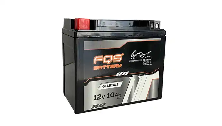 Batería FQS GELBTX12 de la gama MOTORBIKE ORIGINAL de FQS BATTERY Batería Moto GEL 12v 10Ah 180A CCA + I