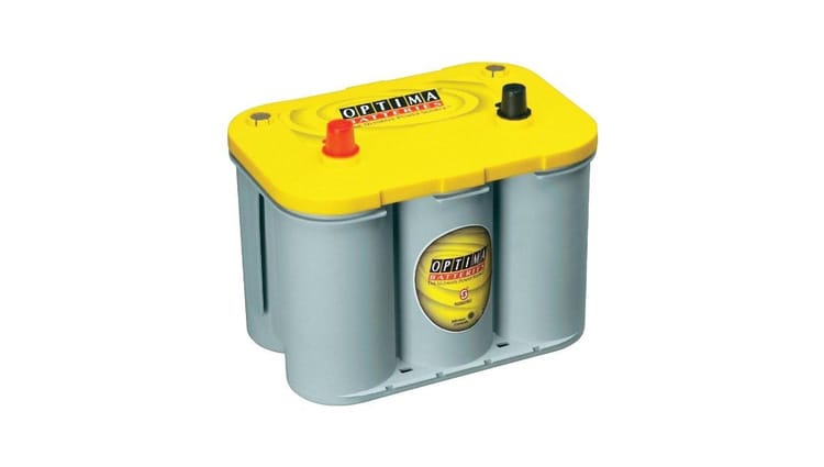 Batería OPTIMA YTS4.2 comercializada por FQS BATTERY - Batería Optima Agm Dual 12V 55Ah 765A En + C. Con tecnología AGM SPIRALCELL.