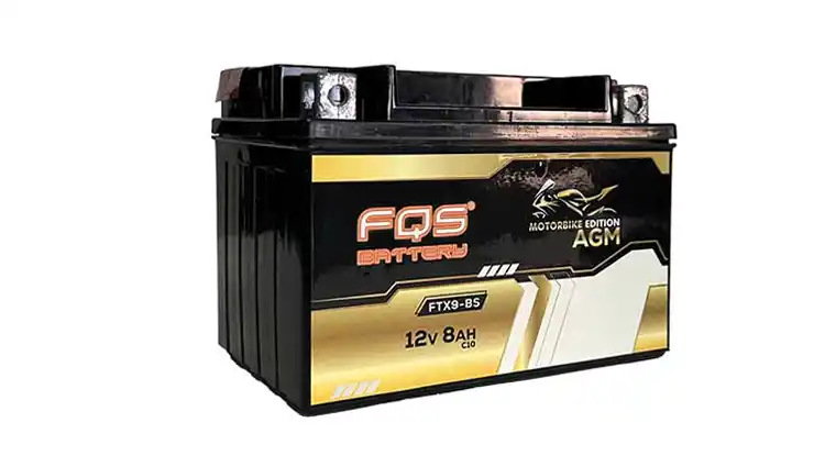 Batería FTX14-BS de FQS BATTERY de la gama Motorbike AGM Edition. Batería Moto AGM 12v 12Ah 200A CCA + I