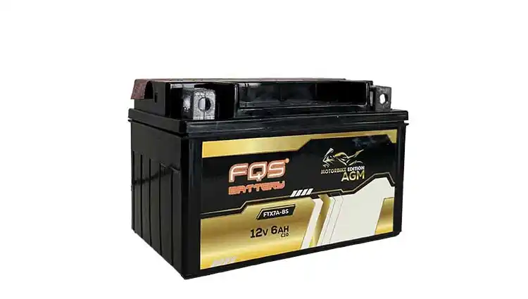 Batería FTX7A-BS de FQS BATTERY de la gama Motorbike AGM Edition