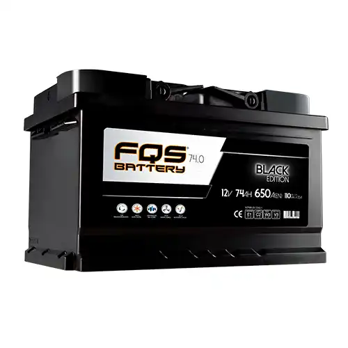Imagen de la gama Black de baterías para turismo de FQS Battery.
