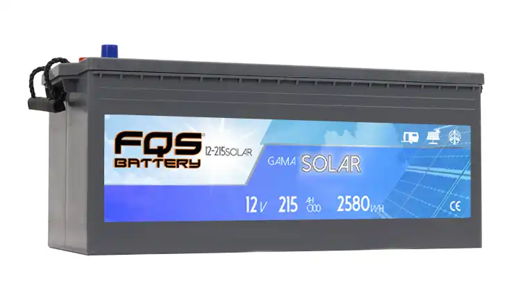 FQS12-215SOLAR, batería de la Gama Solar de FQS BATTERY.