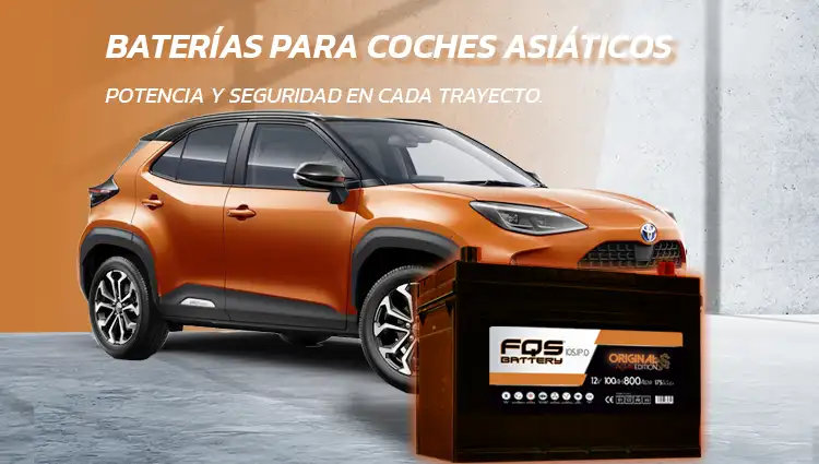 Baterías FQS para coches asiáticos