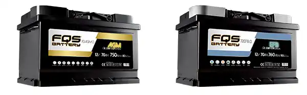 Baterías de arranque para vehículos con sistema START STOP de FQS BATTERY.