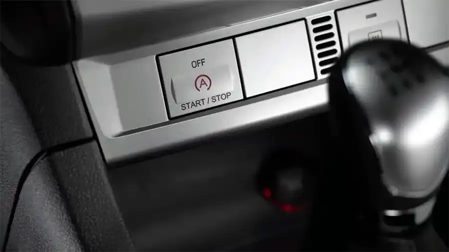 Botón del sistema start stop