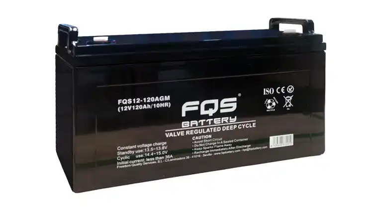 Batería AGM para industria FQS12-120AGM de la marca FQS BATTERY